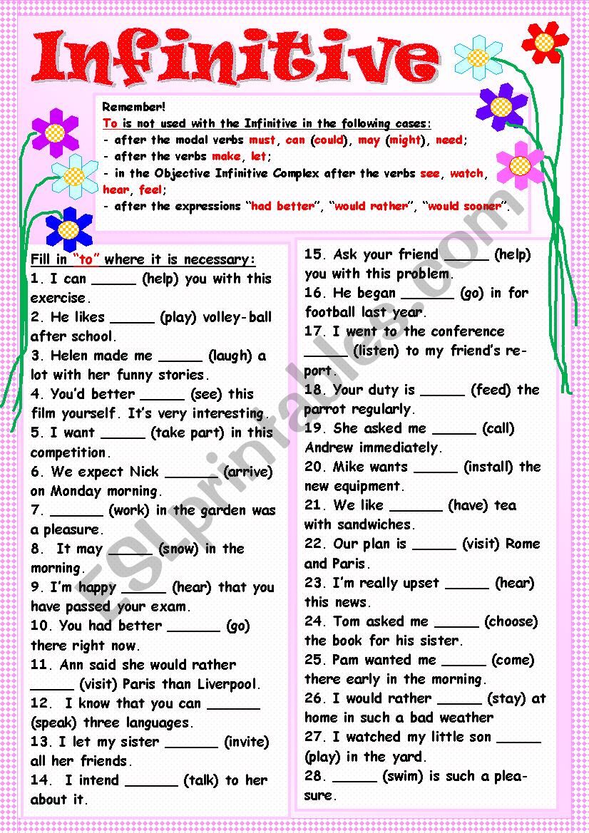 infinitive-esl-worksheet-by-tmk939