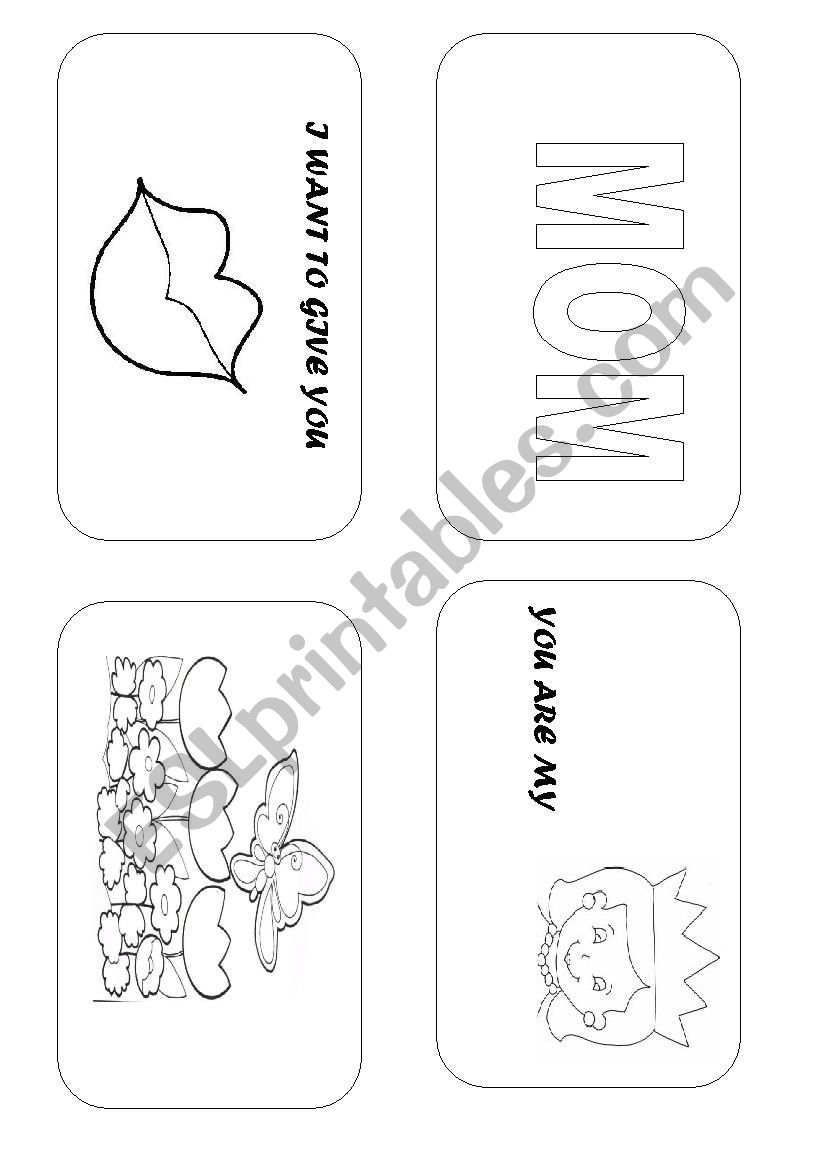 Story book - mothers day worksheet