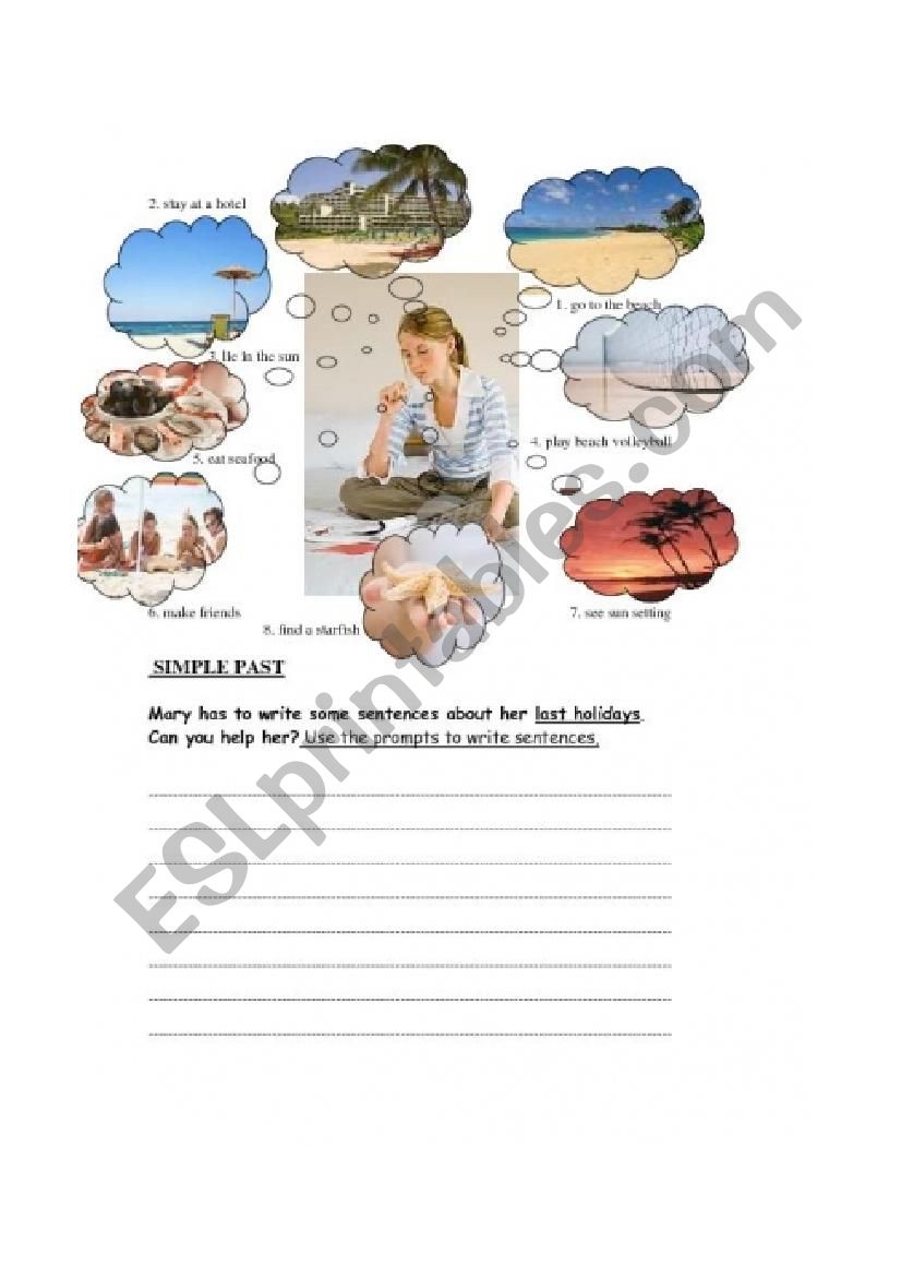 SIMPLE PAST worksheet