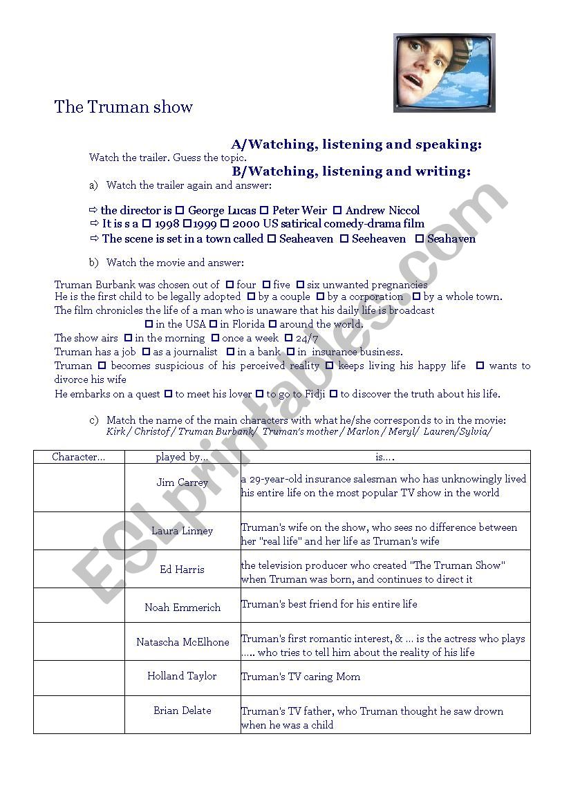 the-truman-show-worksheet-answers-escolagersonalvesgui