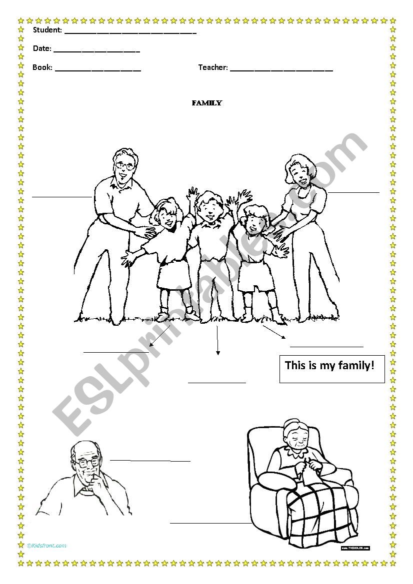 family worksheet