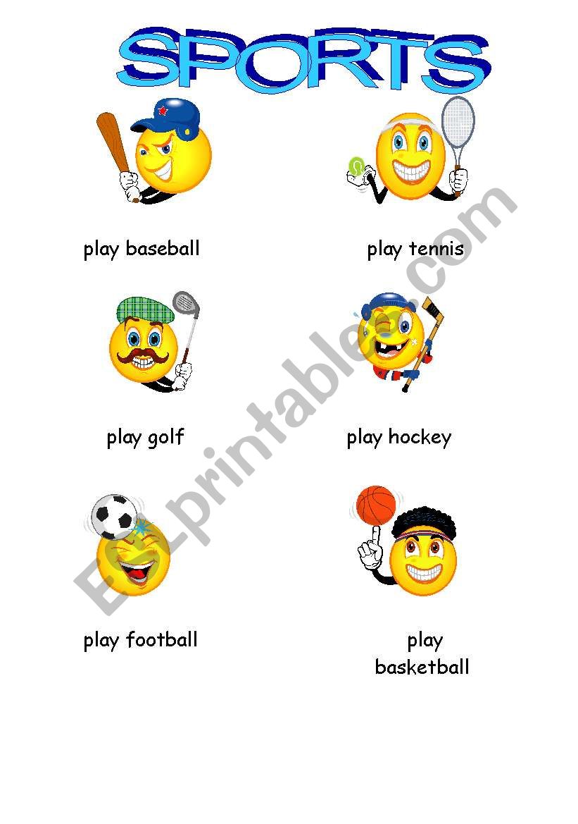 Sports worksheet