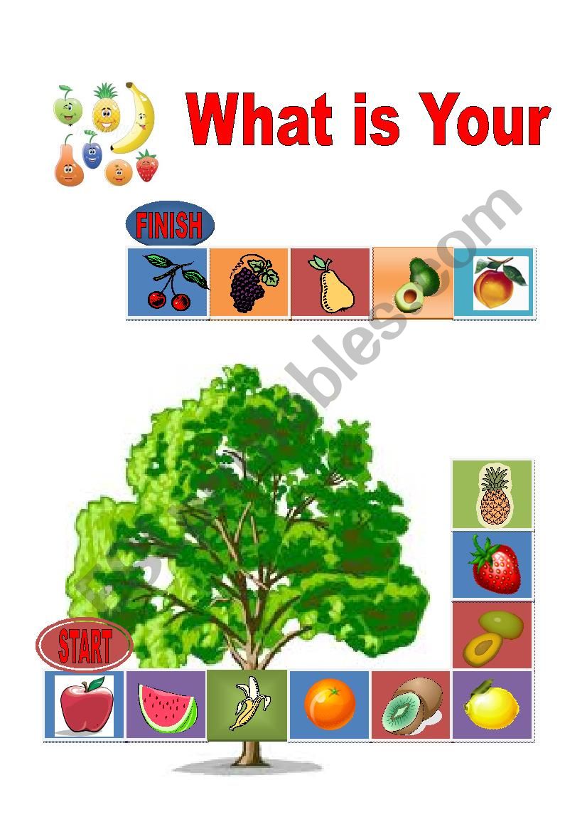 What is Your Favorite Fruit? - Board Game