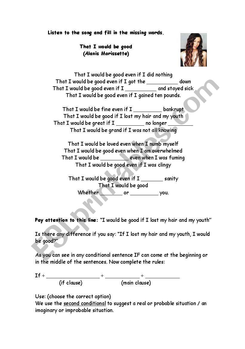 Second Conditional worksheet