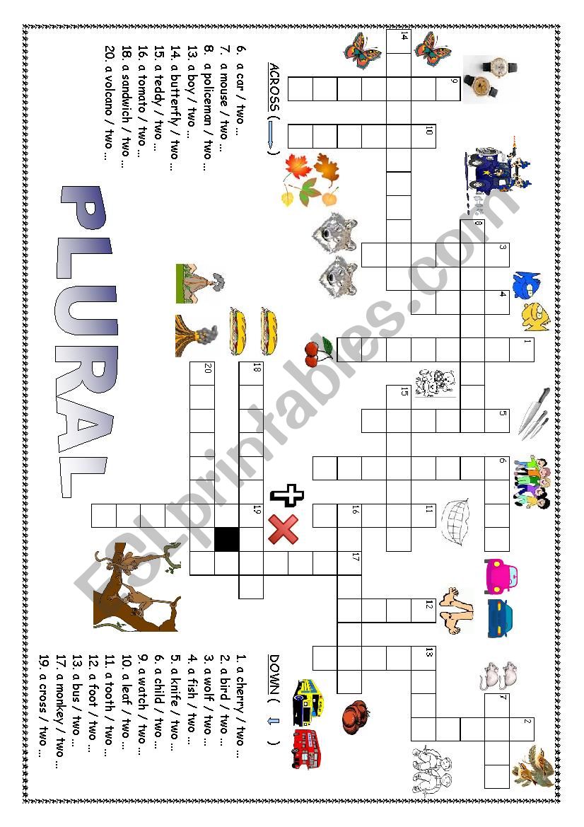 Plural worksheet