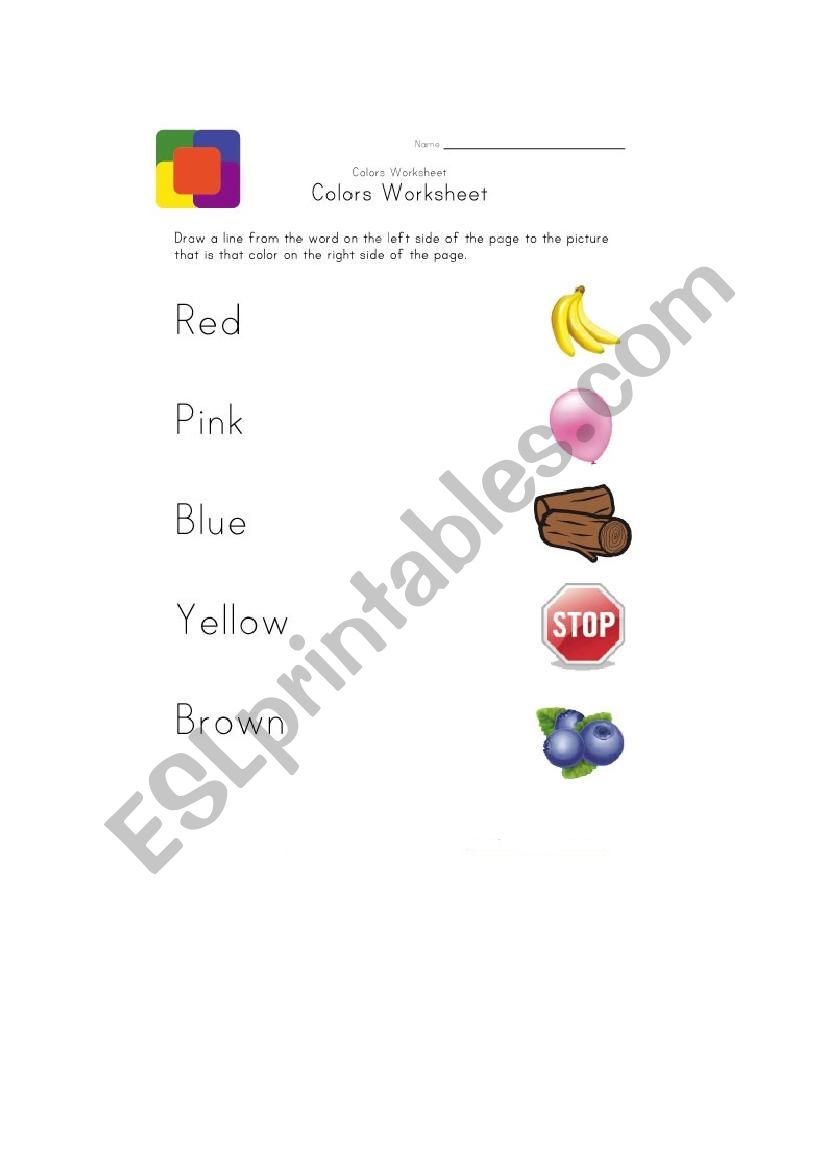 color matching worksheet