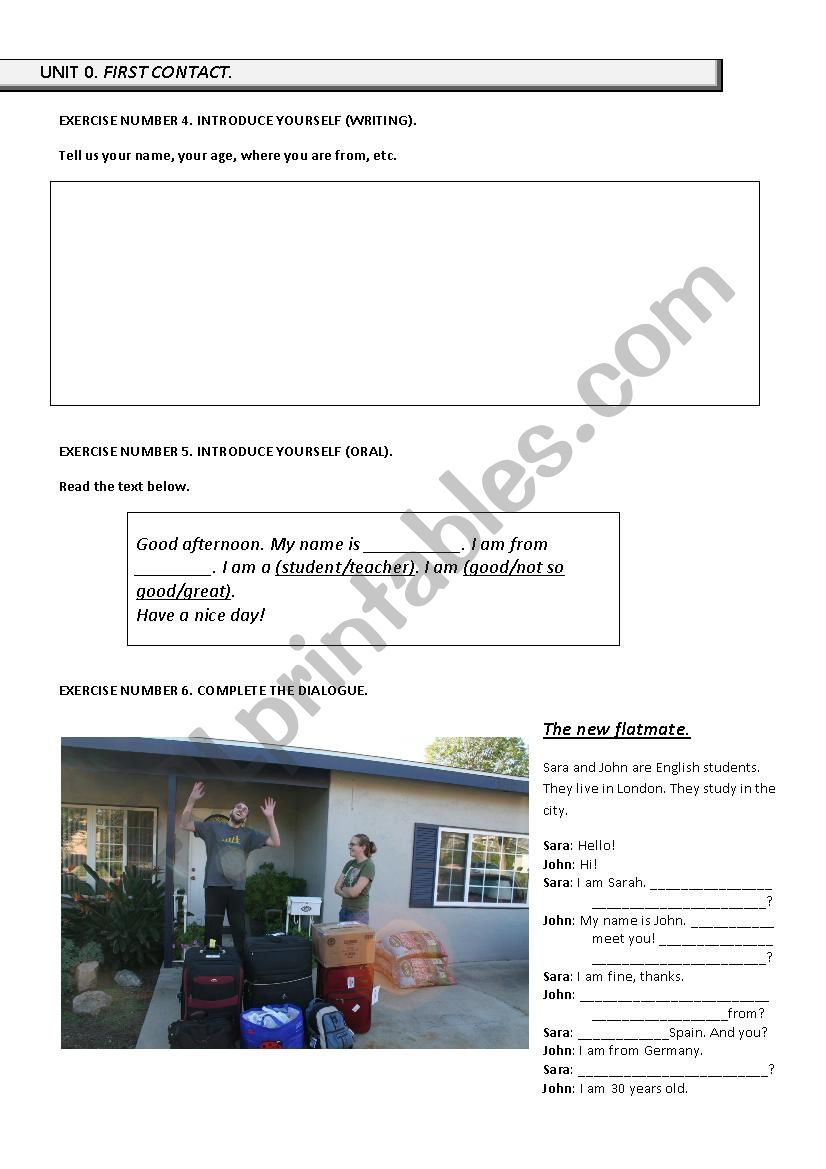 introducing myself worksheet introducing myself worksheet