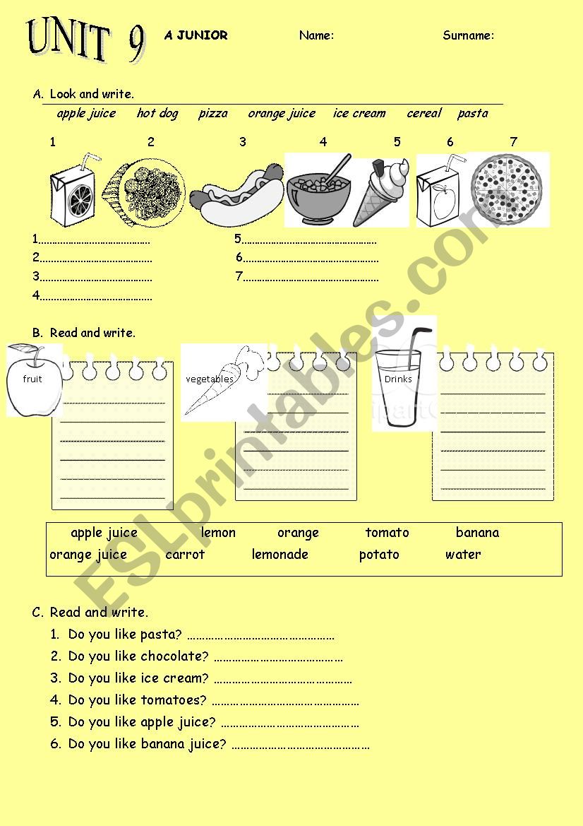 mini test for the minnies!!! worksheet