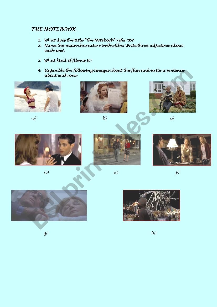 The Notebook worksheet