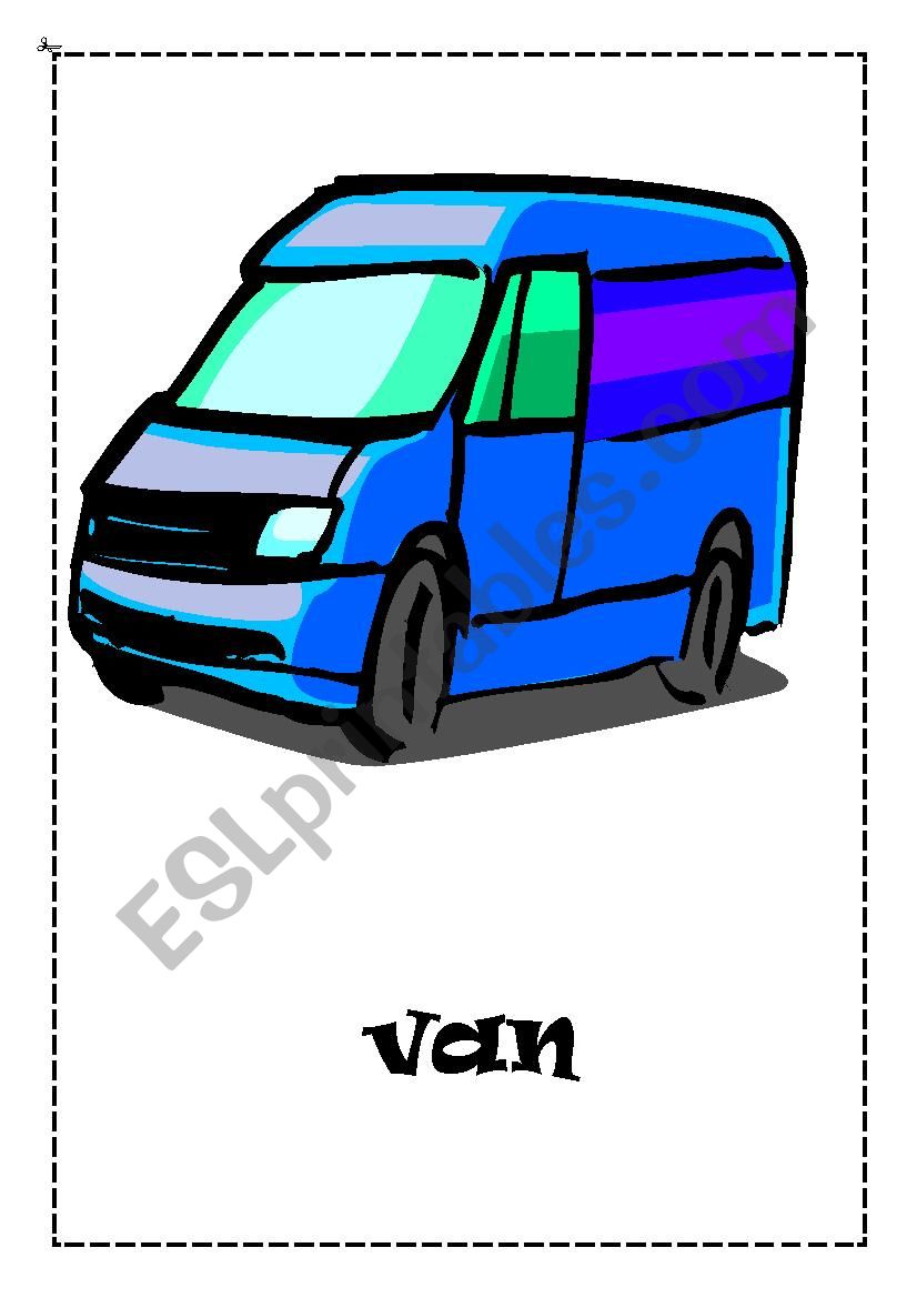 Means of transportation worksheet