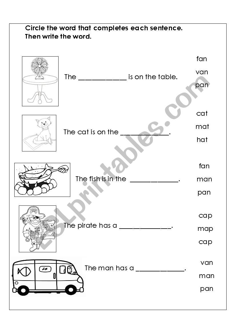 Sound a - ESL worksheet by Yina