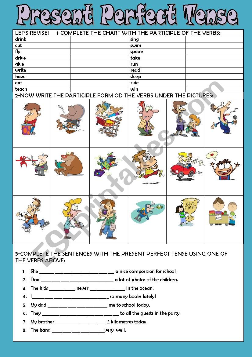 Present Perfect worksheet