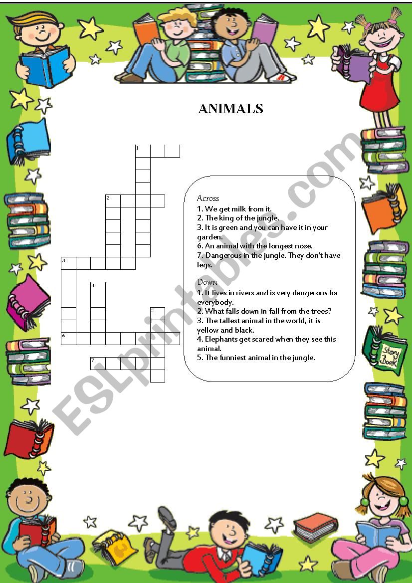 ANIMALS worksheet