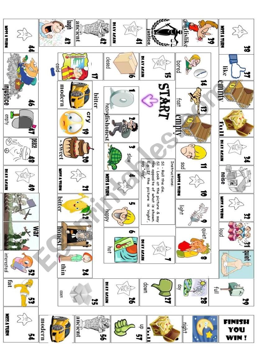   ANTONYMS /opposite meanings/