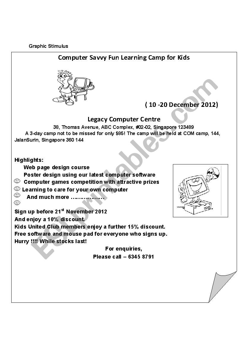 Note Making worksheet