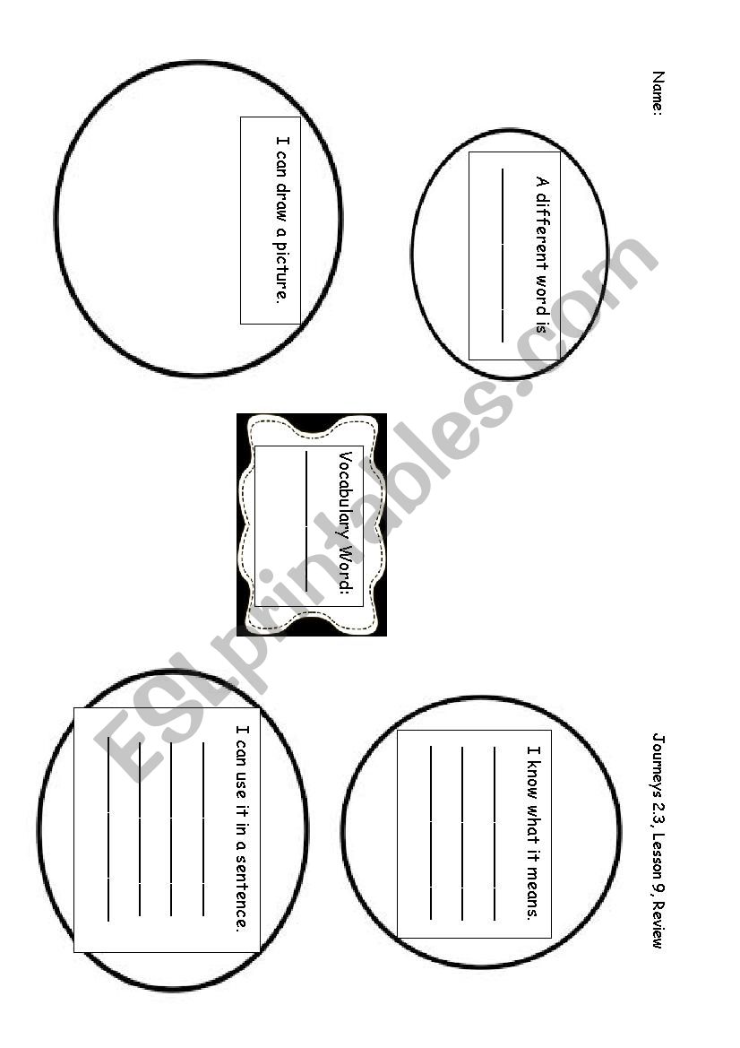 Graphic Organiser worksheet