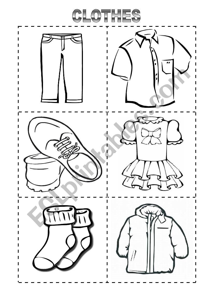 Clothes Vocabulary worksheet