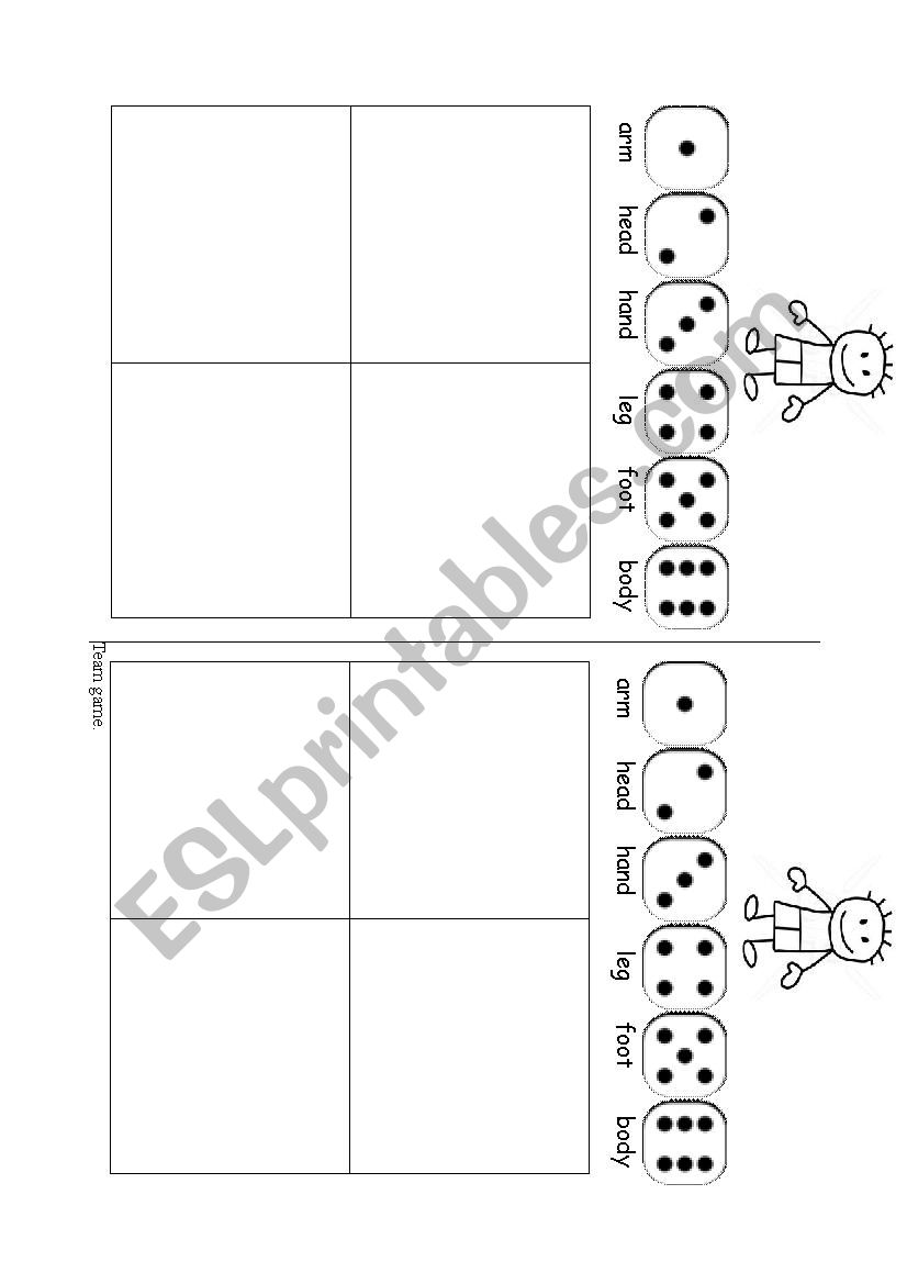 body sheet - second in set GAME