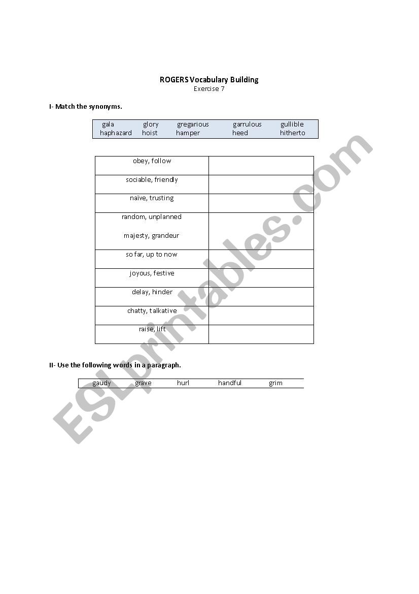 Bruce Rogers TOEFL Vocabulary Building 7&8