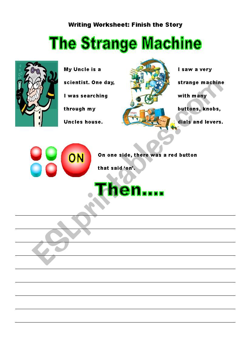 Story Writing Prompt worksheet