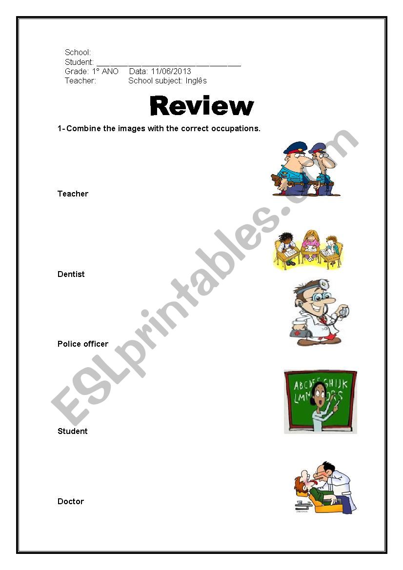 english exam worksheet