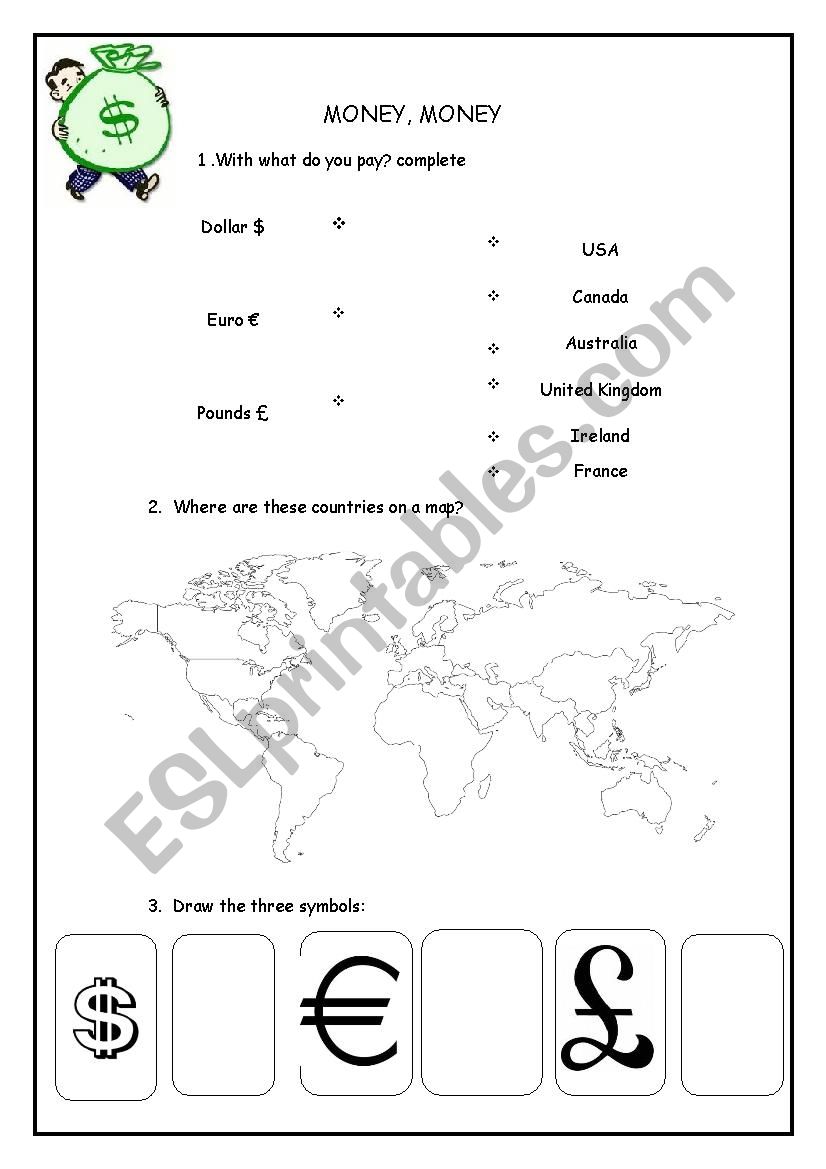 Money worksheet