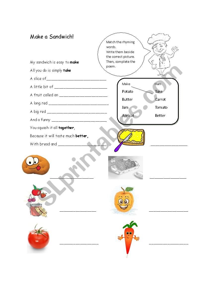 A HIPPO SANDWICH Part 2 worksheet