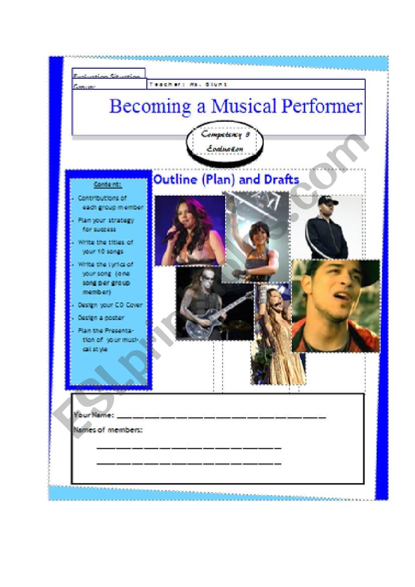 Become a Musical Performer! (Project)