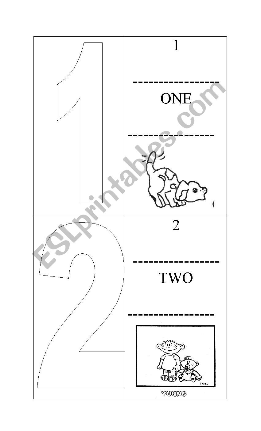 numbers 1- 5 worksheet