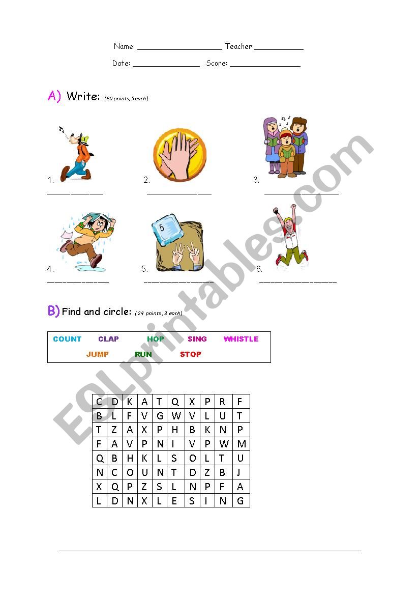 review numbers worksheet