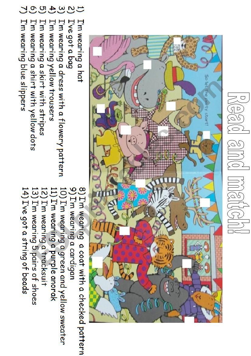 hippo-has-a-hat-esl-worksheet-by-emma51510