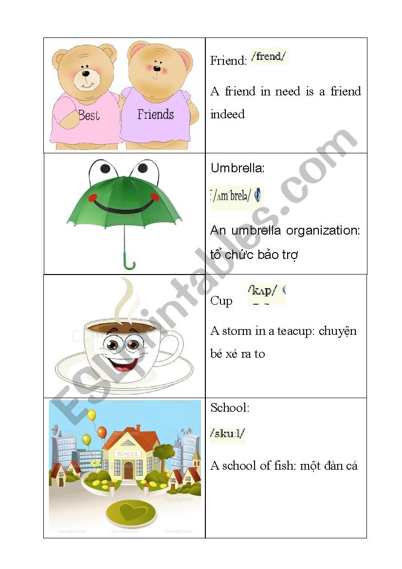 Flash card 02 worksheet