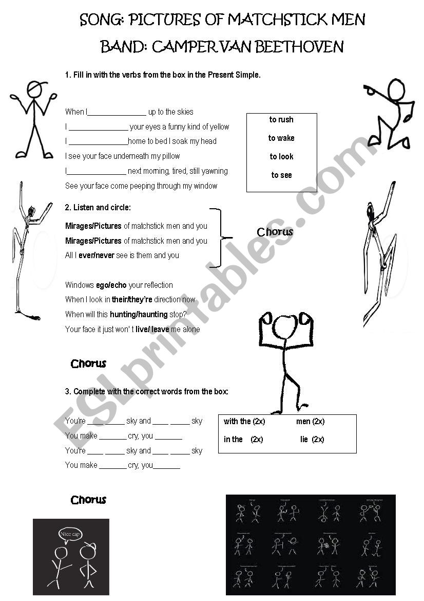 Song -  Picture of a Matchistick Men