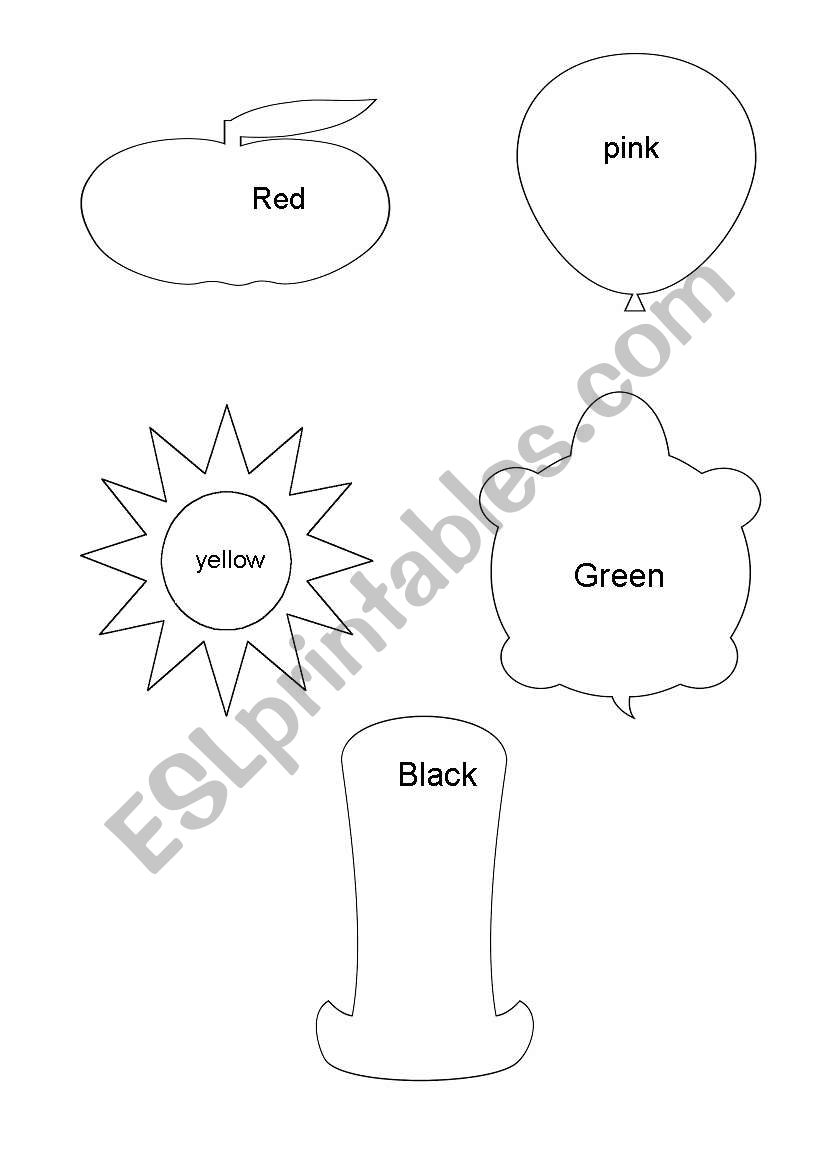 read and colour worksheet