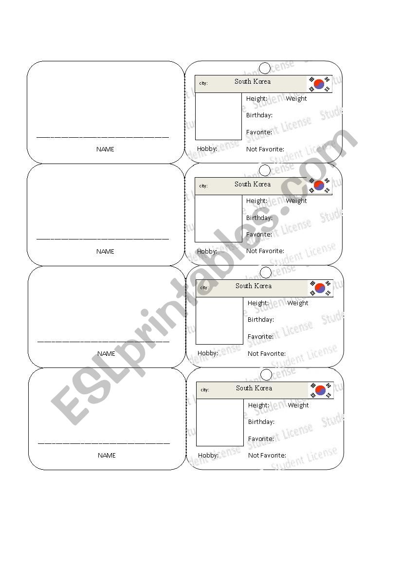 Introduction Student License worksheet