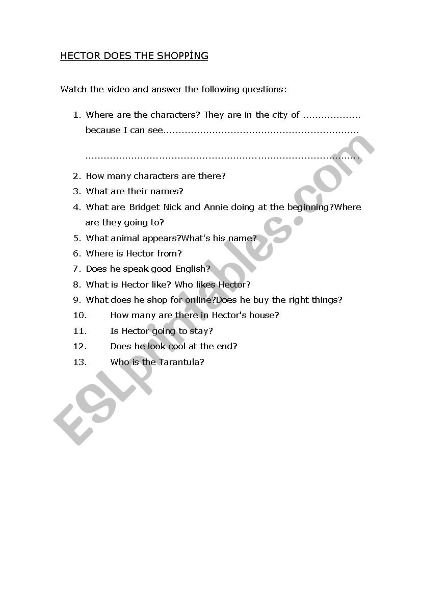 Extran english bbc tv series worksheet