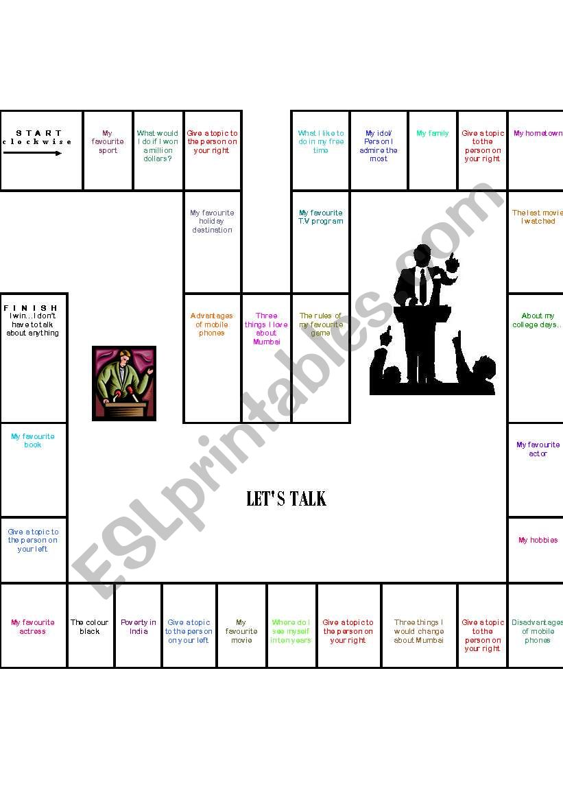 fluency game worksheet