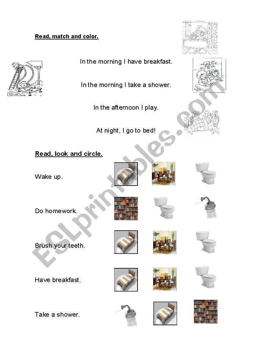 Label a house (part 3) worksheet