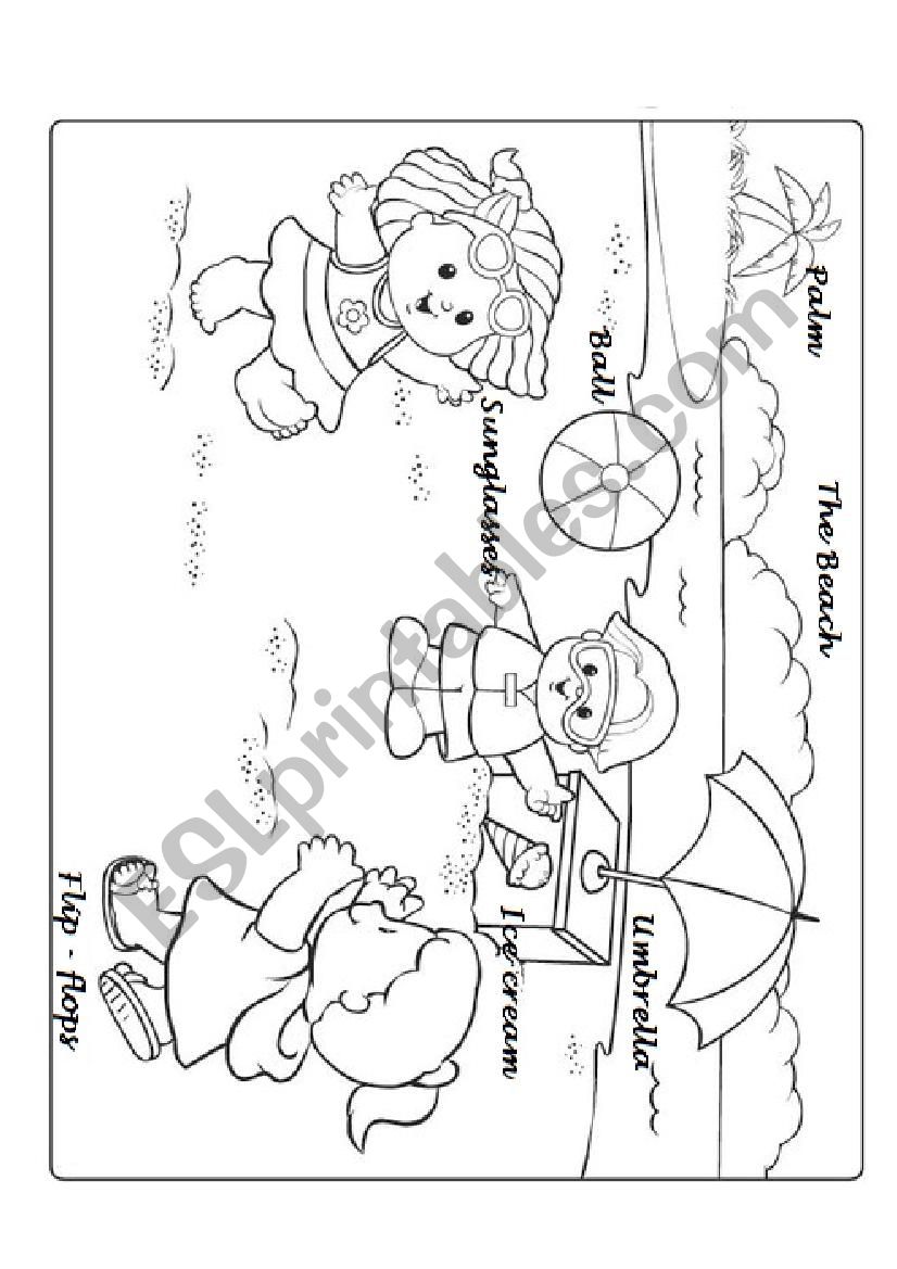 Summer for young learners worksheet