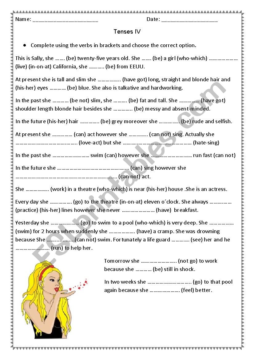 Tenses Simple Present Past And Future ESL Worksheet By Flor c 15