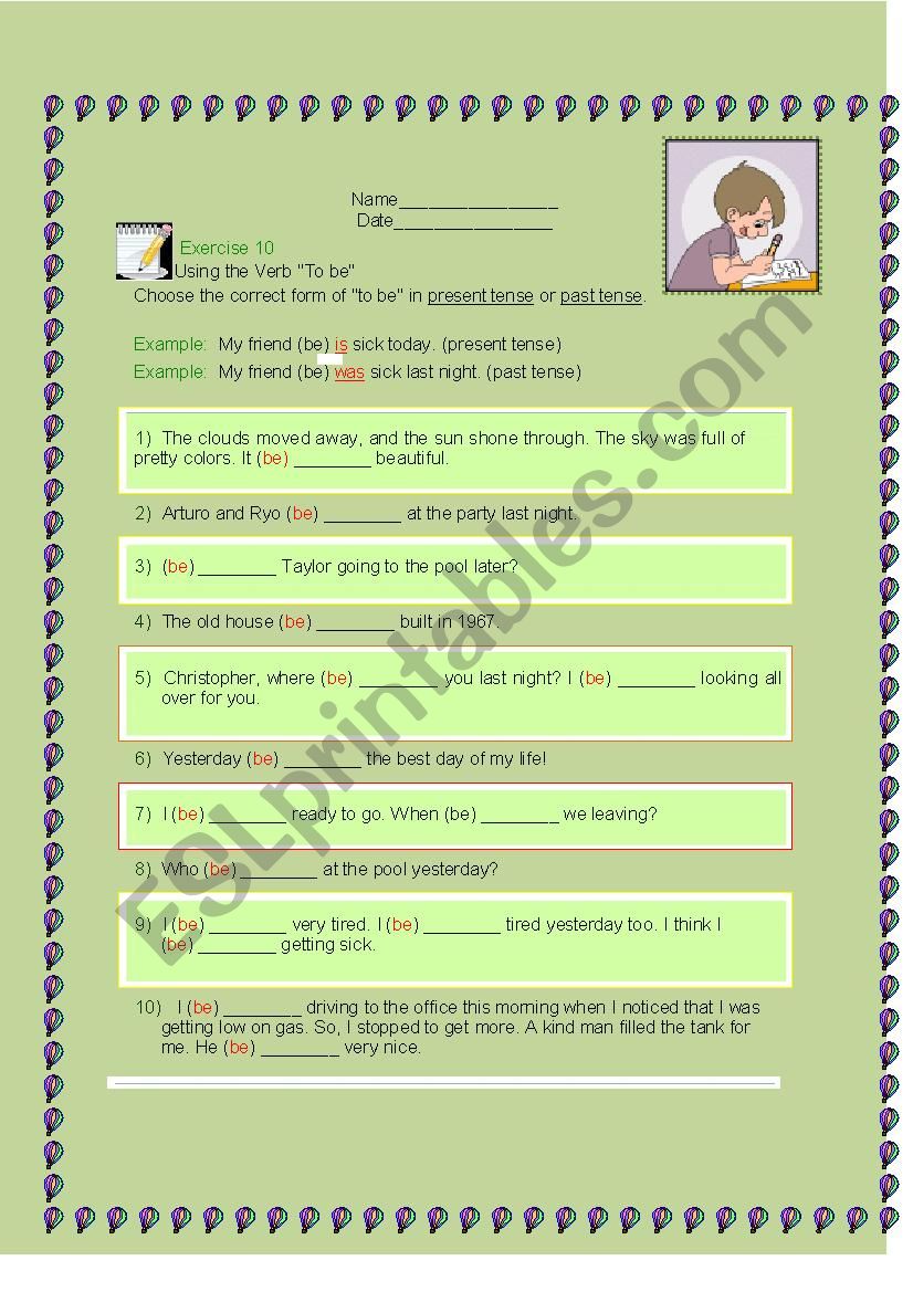 exercise-to-be-verb-esl-worksheet-by-neli1000