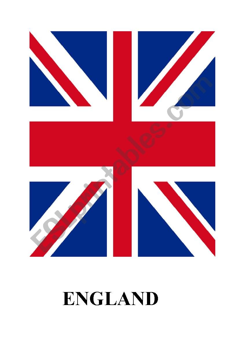 COUNTRIES AND FLAGS worksheet