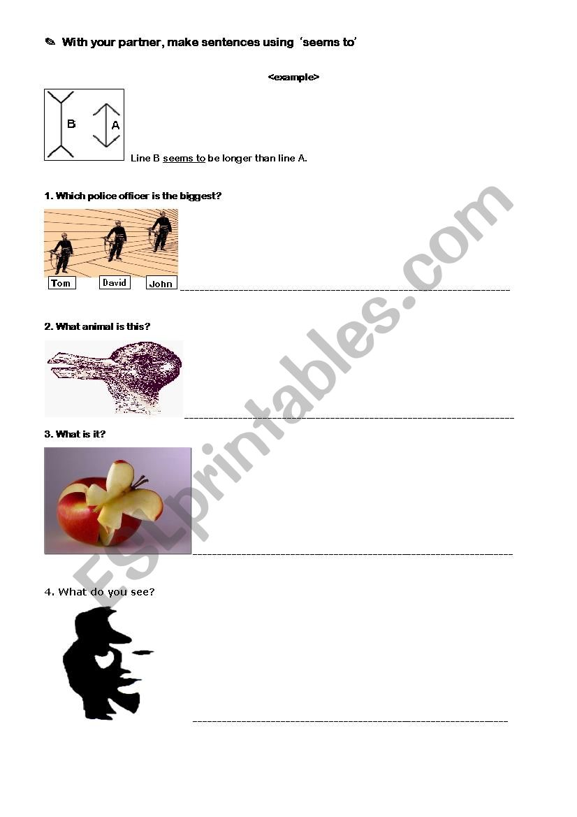 seems to pattern worksheet