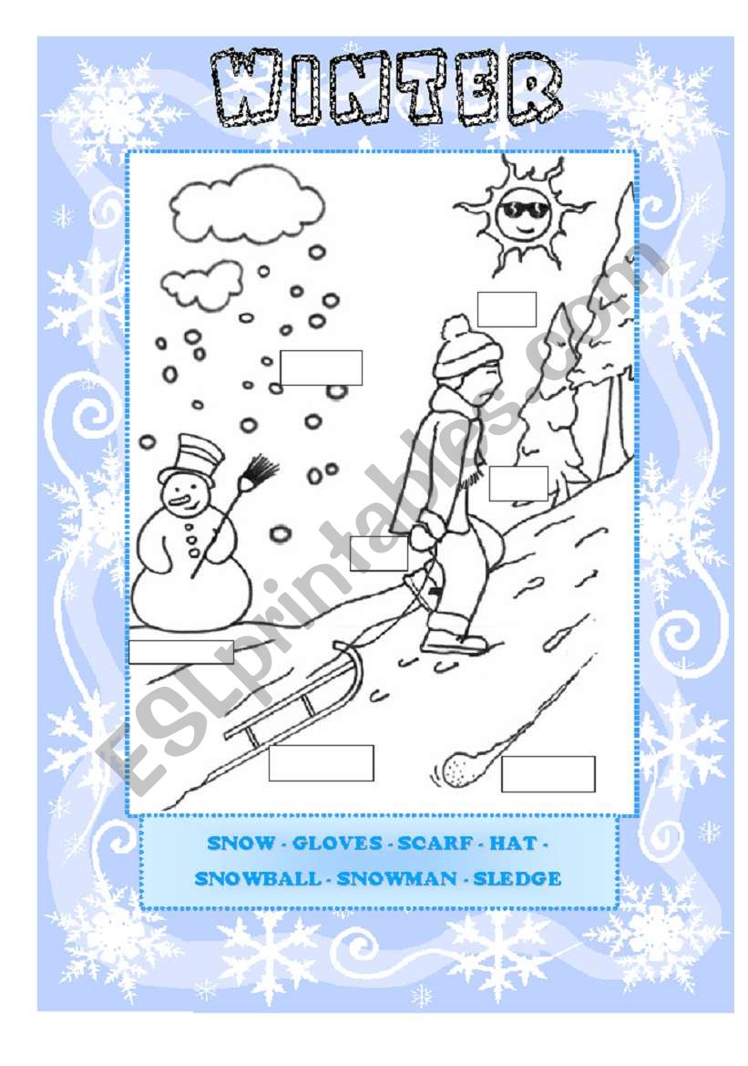 Winter worksheet