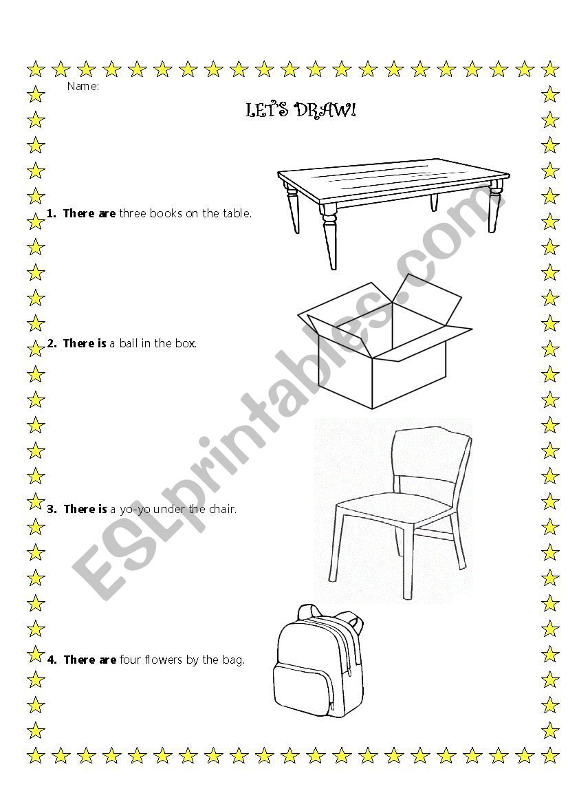 Preposition worksheet