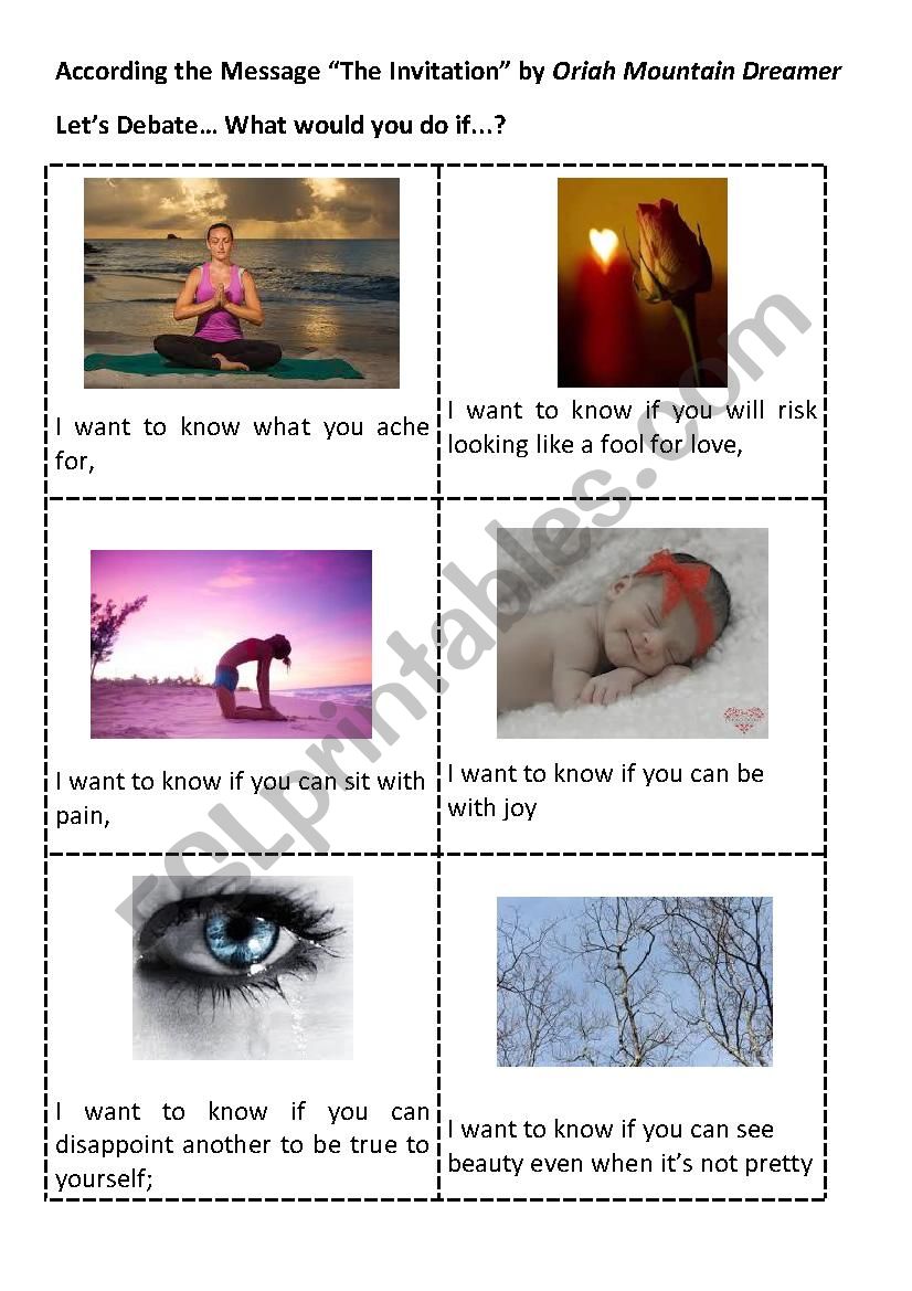 LetÂ´s Debate?  worksheet