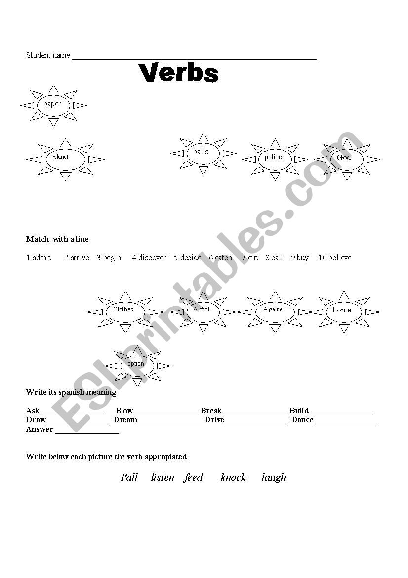 verbs-esl-worksheet-by-alejandra24