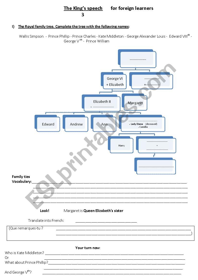The KingÂ´s speech for forein learners