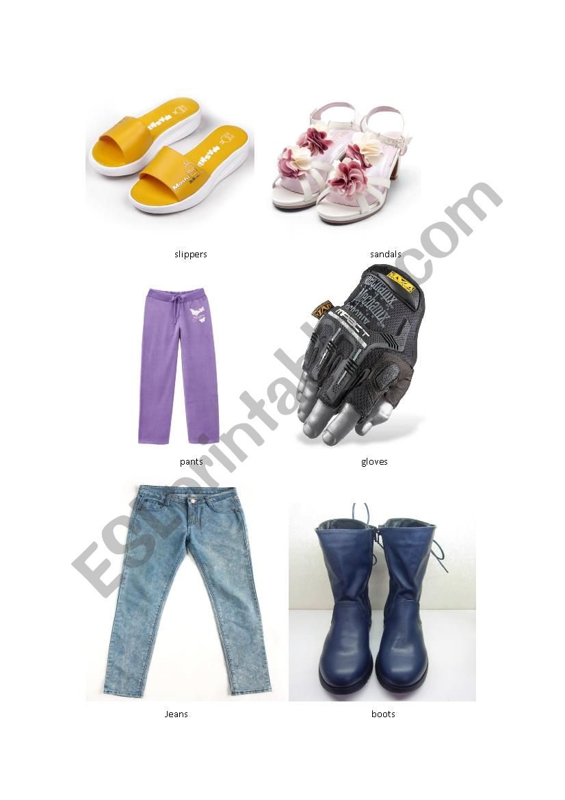 About cloth worksheet