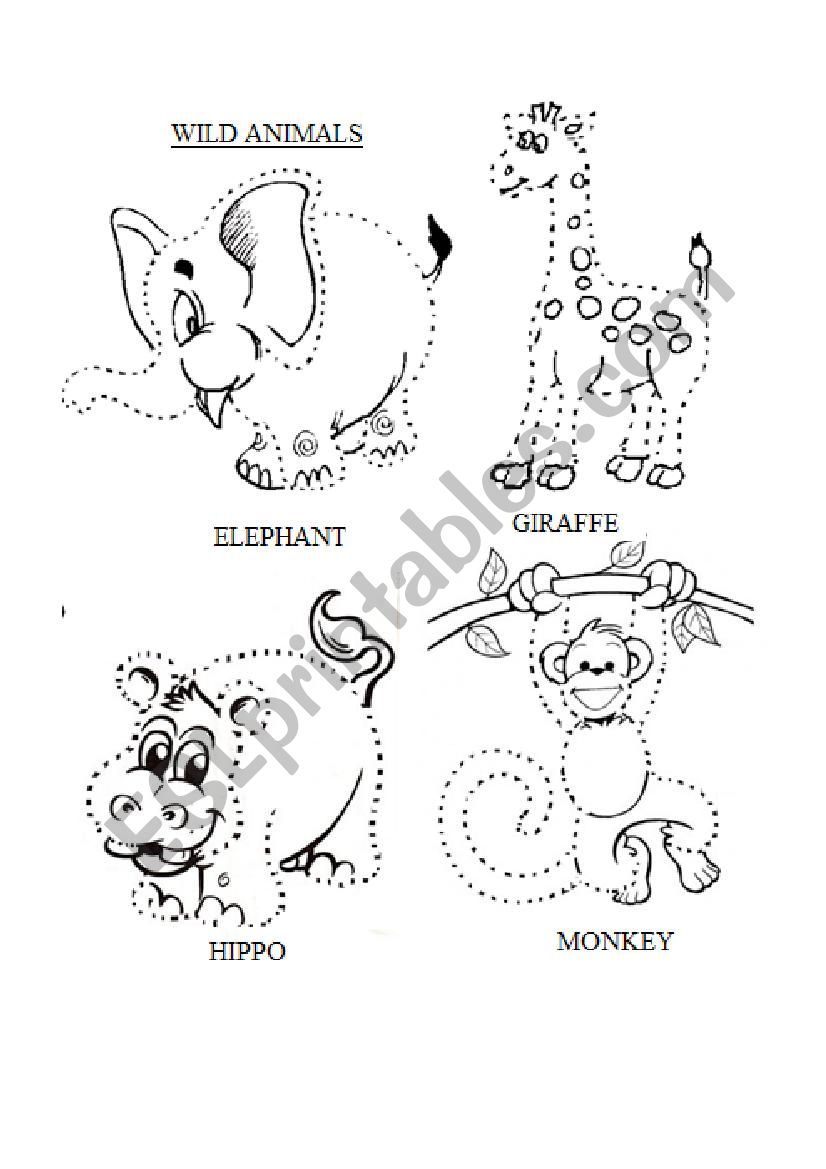 animals worksheet